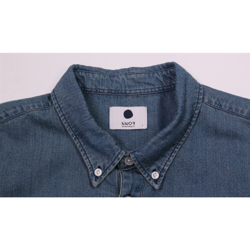 NN07 New Derek 5756 Denim Button-Up Shirt Men's XL New! - Picture 5 of 8